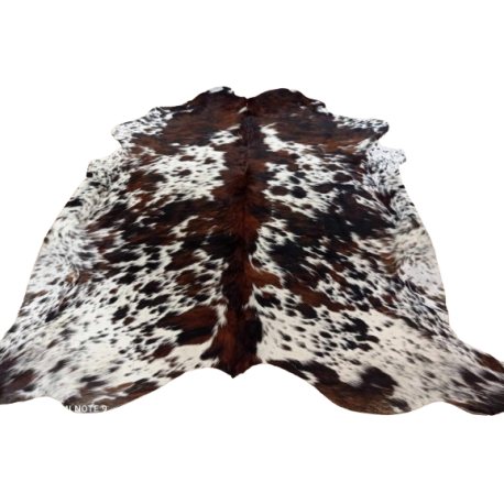 Piękna SKÓRA BYDLĘCA Dalmatyńczyk Tricolor skóra z krowy UNIKAT