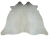 Naturalna skóra bydlęca KREMOWO-SZARA 155x145 cm rozłożona w dużym salonie  - dekoracyjneskory.pl