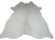 Naturalna skóra bydlęca KREMOWO-SZARA 160x135 cm rozłożona w dużym salonie  - dekoracyjneskory.pl